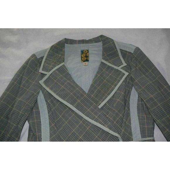 Anthro Burning Torch Jacket sz L Reversible - Picture 5 of 12